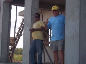 An expat getting his house built at Cerros Sands, Belize – Best Places In The World To Retire – International Living